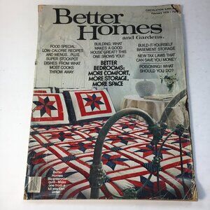 Better Homes & Gardens Magazine February 1978 Bicentennial Quilt Patterns Tips